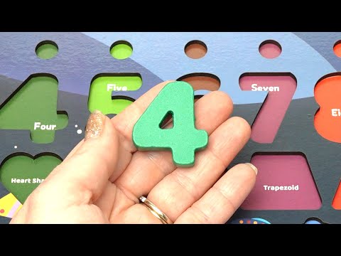 Learn Numbers, Shapes, Space Objects, and Colors!  Best Toddler Learning Video!