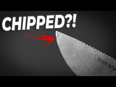 How to FIX a Chipped Knife | Best Sharpening System EVER!