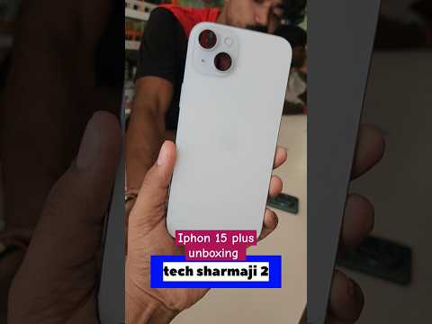 Iphone 15 plus unboxing with Basukinath's customer #iphon#iphon15plus