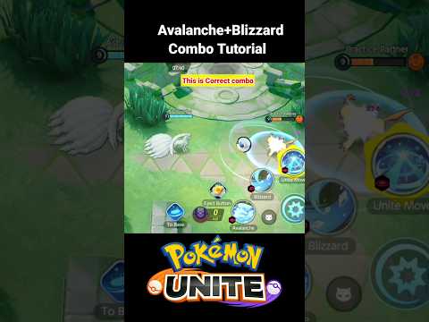 Avalanche + Blizzard 🥶 Unlimited Freeze Combo Tutorial ✅|| Pokemon unite