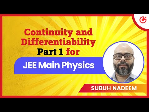 Continuity and Differentiability Part 1 | JEE Main 2025 Maths | Free Live Class