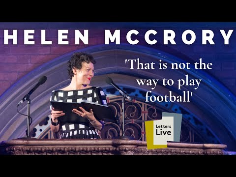 Helen McCrory reads a hilarious letter about women playing football