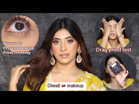 Diwali Party Makeup Step By Step For Beginners ✅ | How to prevent fine lines under your eyes