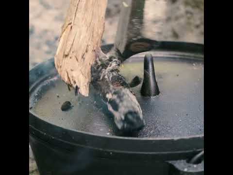 Campfire Dutch Oven Beef, Pork and Rice!