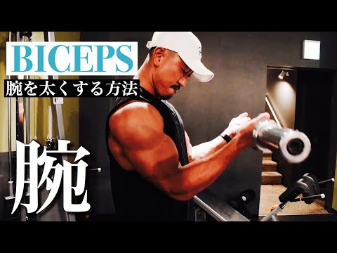 【筋トレ】上腕二頭筋を太くするトレーニング -初心者向け-