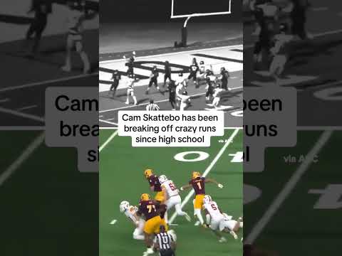 Cam Skattebo Isn't A Stranger To Big Runs | Cover 3 College Football #shorts