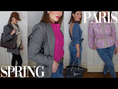 HOW TO DRESS PARISIAN STYLE FOR SPRING - Parisian outfits ideas - 7 days 7 looks