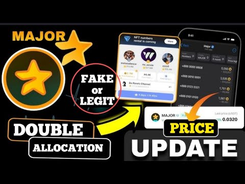 MAJOR Airdrop Allocation Doubling Scam - Do This | Major Airdrop Withdrawal and Price | $SOON