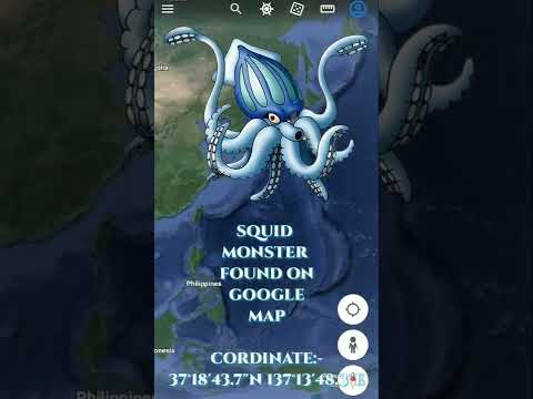 Squid Monster Found🤯In Google Map|Google Map Secrets|