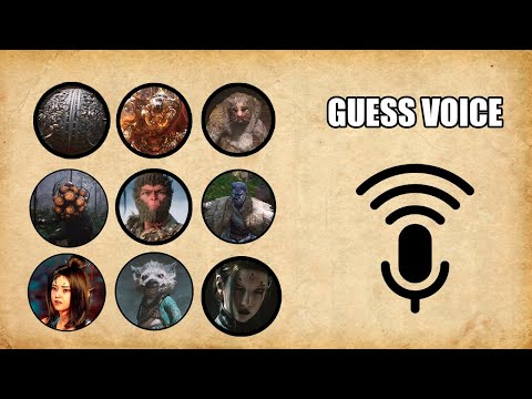 Guess the Wukong Characters by the Voice | Black Myth: Wukong