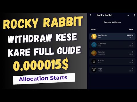 Rocky Rabbit Airdrop Withdrawal Process | Rocky Rabbit RBTC Coin Withdrawal Kase Kare | ZubiTech