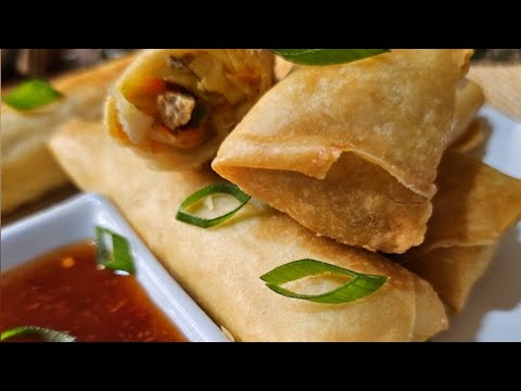 Chicken Lumpia|| Filipino Spring Rolls