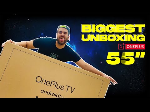 OnePlus U Series 55 4K Biggest Unboxing & Detailed Review | BEST LED TV UNDER 50000?