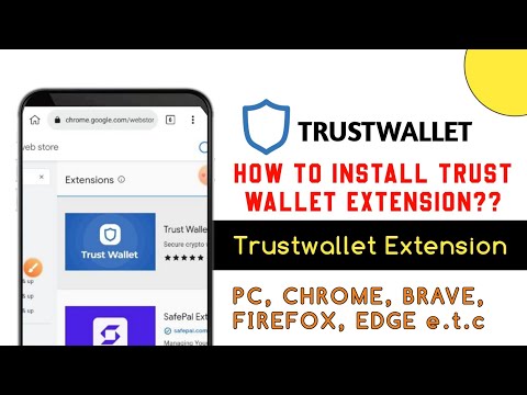 How to install trust wallet extension || How to install trust wallet on pc, kiwi, chrome, brave