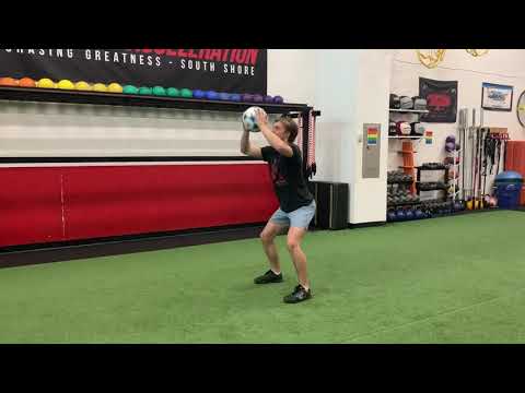 Soccer Overhead Squat Press