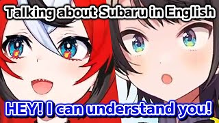 Bae thought Subaru can't understand English [Hololive Eng Sub]