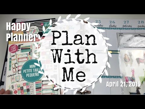 Plan With Me in My Happy Planner | Before and After the Pen With Notes