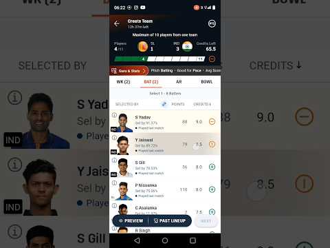 sl vs ind dream11 team kaise banaye || sl vs ind dream11 team kaise banaye || sl vs ind T20 match