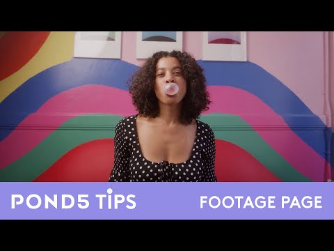 Pond5 Tips - Footage Landing Page