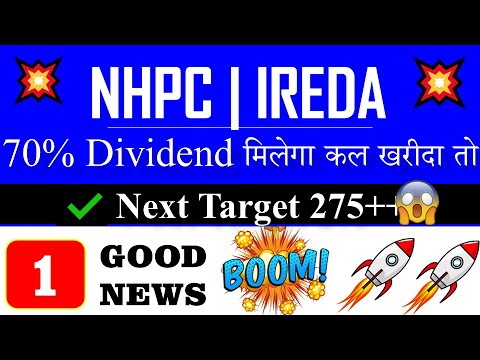 NHPC Share latest news | Target 124+++ | IREDA Share latest news | NHPC Share | IREDA Share