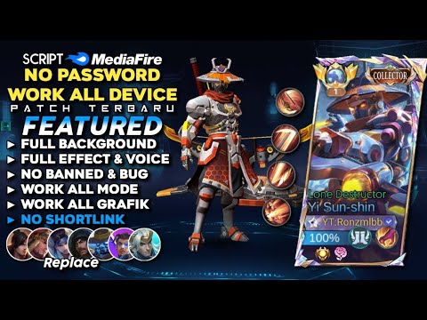 Script Skin Yi Sun Shin Collector Lone Destructor No Password | Full Effect & Voice - Patch Terbaru