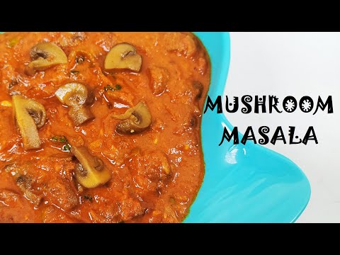 Mushroom Masala | Restaurant style mushroom masala | Mushroom Masala Recipe Telugu