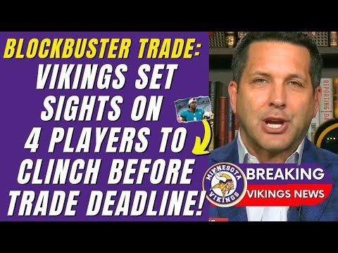 🤯🔥 HAPPENING? VIKINGS' GM TARGETING A BIG TRADE THIS MONDAY WITH TOP PLAYERS! MINNESOTA VIKINGS NEWS