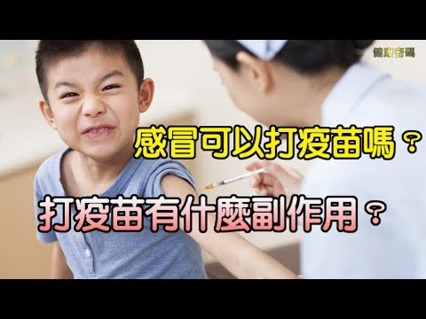 感冒可以打疫苗嗎？打疫苗有什麼副作用？