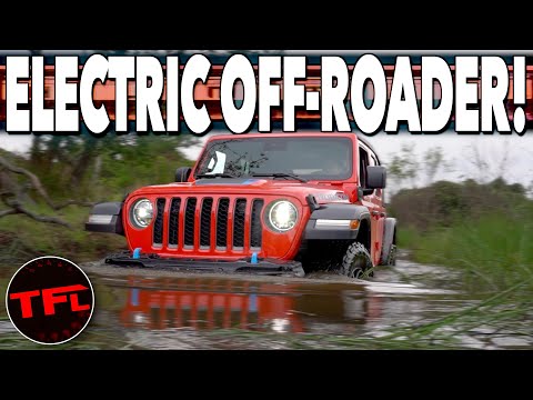 I Drive The First Ever Electric Jeep Wrangler 4xe Off-Road — It's Weird And Wonderful!