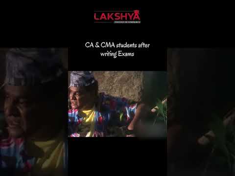 CA & CMA Students after writing exams | Lakshya Edu