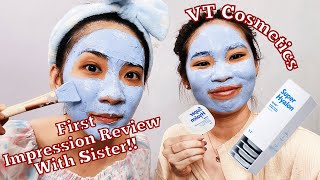 Super Hyalon Capsule Mask by VT Cosmetics First Impression Review ft. Sister!!