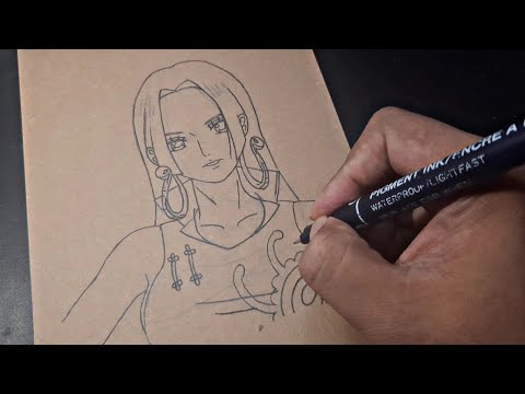 🔴 Drawing Boa Hancock Part 1 ( Selamat Malam ) 🤗