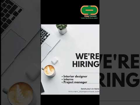 Hiring for Interior Designer, Intern and Project Manager