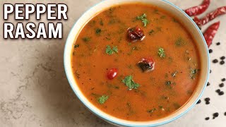 How To Make Pepper Rasam | South Indian Rasam Recipe | Spicy Soup Recipe | Winter Special | Ruchi