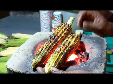 Tasty Street food || corn fry || bhutta fry