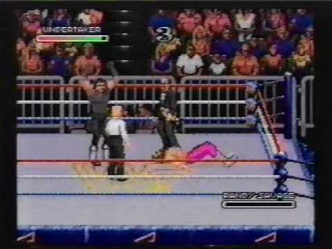 WWF Royal Rumble - Championship match (Undertaker) vs. Randy "Macho Man" Savage