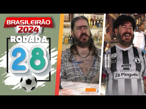 Plantão do Brasileirão 2024 - Rodada 24 (HUMOR) Chico da Tiana