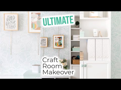 Craft Room Makeover: Before and After #shorts