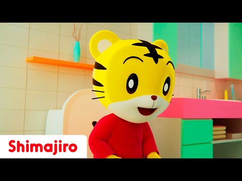 It's potty time! | Healthy habits with Shimajiro | Kids songs & Nursery Rhymes