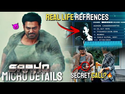 Saaho Movie Micro Details | Saaho Hidden Details | Vithin cine