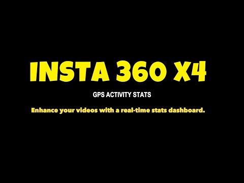 INSTA 360 X4 - GPS ACTIVITY STATS #foryou #insta360 #onewheel #tutorial