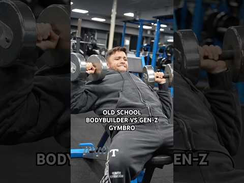 OLD SCHOOL BODYBUILDER VS GEN-Z GYMBRO #shorts #short #viral #gym #fitness