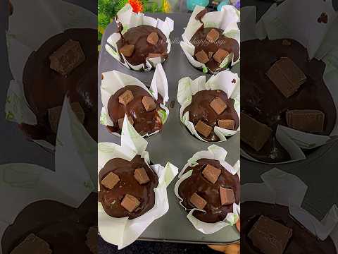 Trending viral Olympic village double chocolate muffins #shortsfeed #olympics #olympicvillage