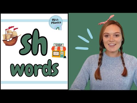 'sh' Words | Blending Phonics | sh Words with Pictures | Learn to Read | British Teacher