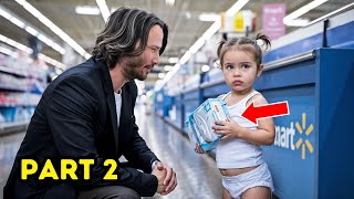 (PART 2) Keanu Reeves Notices a Lonely Girl Buying Diapers - Follows Her Home and Breaks Down…