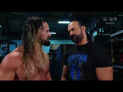 Seth Rollins & drew McIntyre backstage segment-WWE RAW 12/16/2024