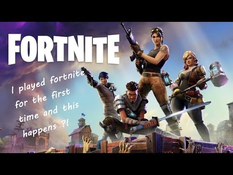 I played fortnite for first time and this happen !!