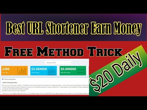 Best URL Shortener Earn $30|| Free Use Method and Trick || URL Shortener