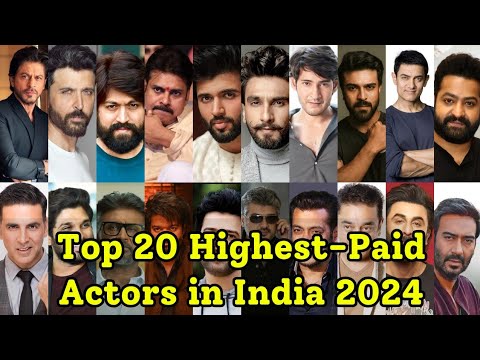 Top 20 Highest-Paid Actors in India 2024: The Kings of Bollywood and Beyond!