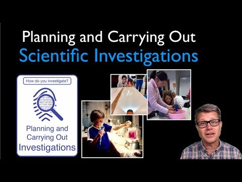 Planning and Carrying Out Investigations